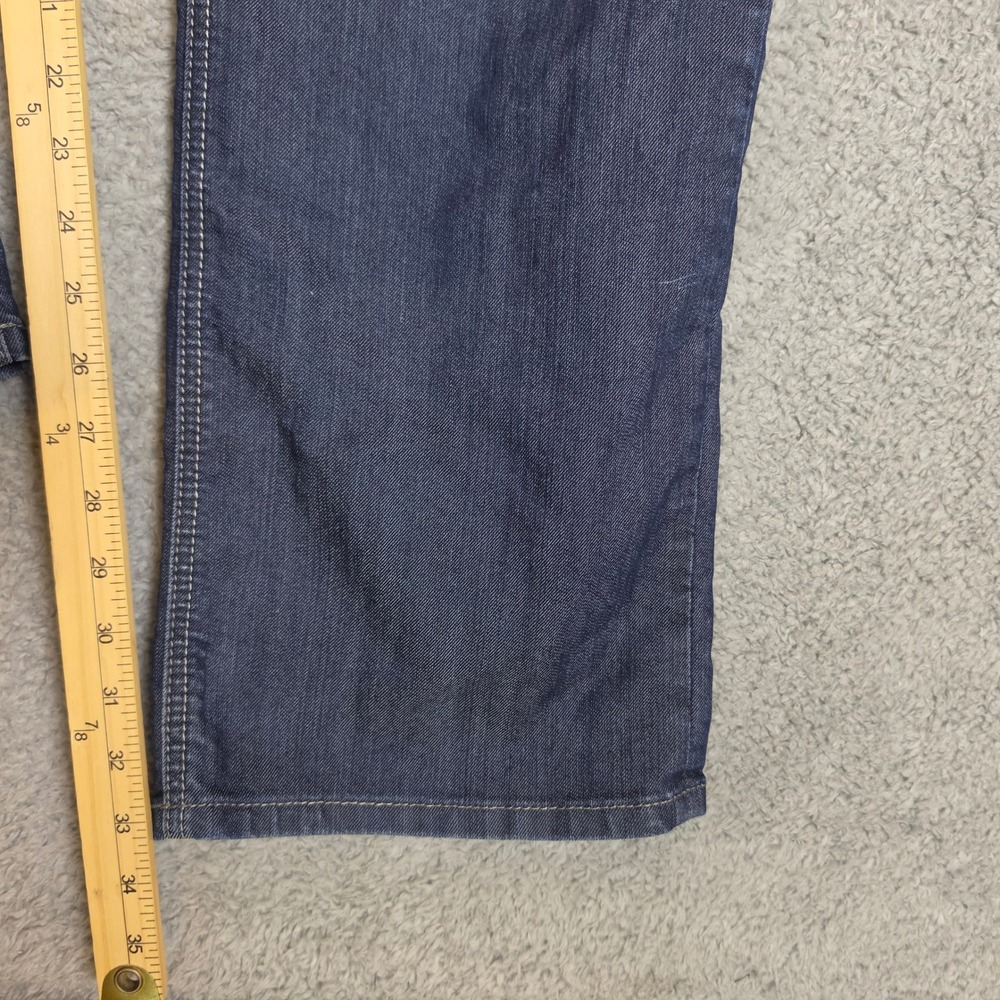 Buffalo Jeans Mens 38x32 Blue Excellent Straight Leg Stretch Denim Driven-X - Picture 5 of 9